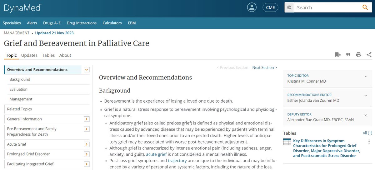 It's #GriefAwarenessWeek, a time to encourage a better understanding of the grieving process. For quick and easy access to evidence-based information on how to support patients/carers/relatives through grief and bereavement use DynaMed 👉 bit.ly/3t08dvL #LTHTrDynaMed