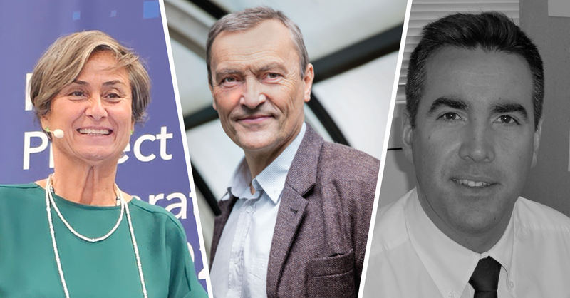 ITEA_4's tweet photo. Discover the rich history of ITEA's 25-year journey and join the conversation between @zeynepsarilar, @PHILetellier and Hervé Mokrani sharing insights, milestones, and aspirations for the future of ITEA.👇