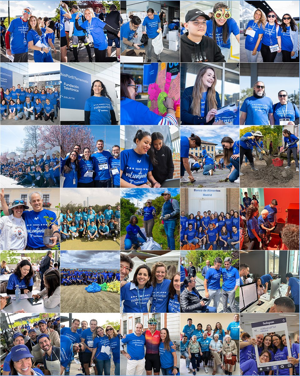 fundacionTef's tweet photo. 💙 Hoy celebramos el #DíaInternacionaldelVoluntariado recordando a todos y todas los @VolunTelefonica que contribuyen con su granito de arena a construir un mundo más accesible e inclusivo. ¡Vuestra grandeza nos inspira!
#ConectandoSolidaridad https://t.co/spe0nQKxUu