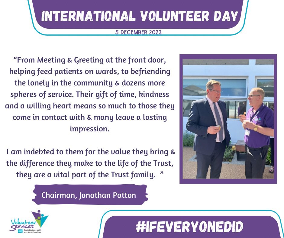 VolunteerSET's tweet photo. Happy #InternationalVolunteerDay 🎉
This year, marked by recognising the power of collective action: #IfEveryoneDid 🌎
SET Chairman Jonathan Patton expresses his gratitude to our own amazing volunteers 👇 #ThankYou https://t.co/lleACVVTSK
