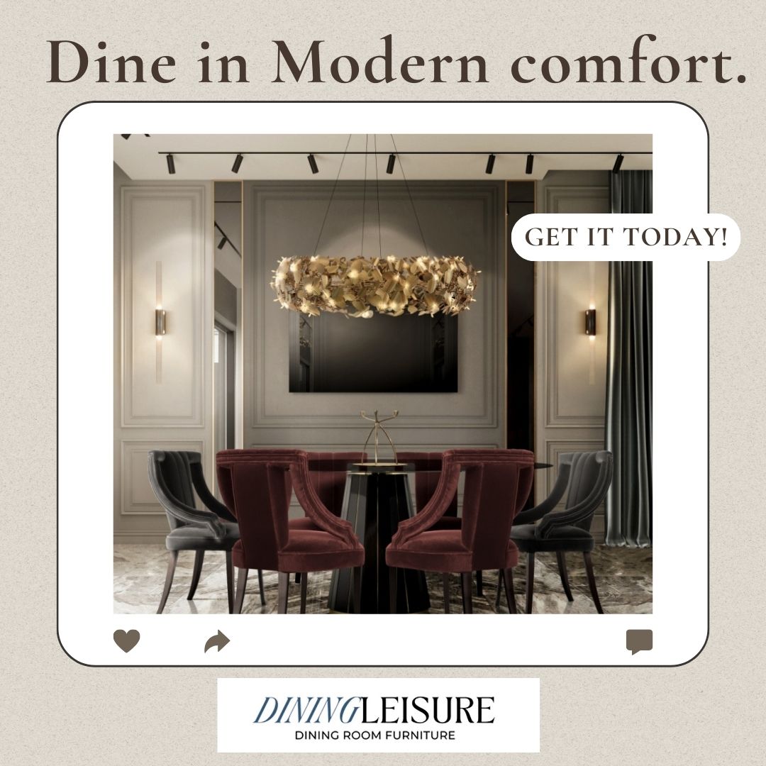 Transform your dining room to a new level of contemporary elegance, where every meal is a celebration of comfort and style.

Buy yours at diningleisure.com

#InteriorInspiration #furniture #diningroom #interiors #onlinefurniture #home #ModernComfort #SleekDesign