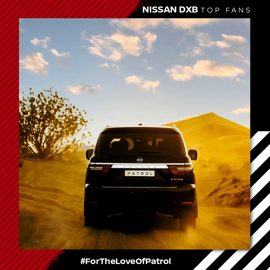 NissanDubai's tweet photo. The dunes are our playground and the sand our canvas 🏜️

#NissanDXB #ArabianAutomobiles #NissanPatrol 

📸: @__theSeyram https://t.co/nMN5XuuglI