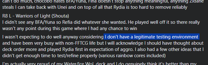 if you'll allow me to translate,
"I don't have a legitimate testing environment"
means
"my reputation is so bad no one will play with me"