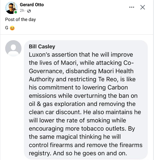 Luxon is so full of kaka