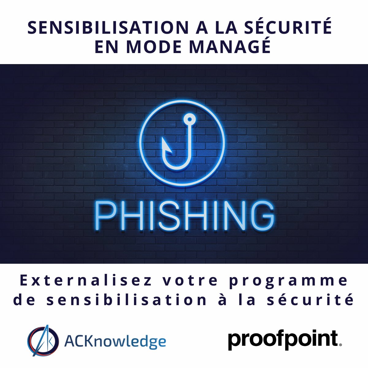 #sensibilisation à la sécurité de vos utilisateurs : et si vous l'externalisiez ? Notre équipe se charge de mettre en place le programme adapté, et mesure la l'efficacité de celui-ci. 
Notre équipe est à votre écoute : bit.ly/3WSy4hQ 
<a href="/proofpoint/">Proofpoint</a> #cybersecurite