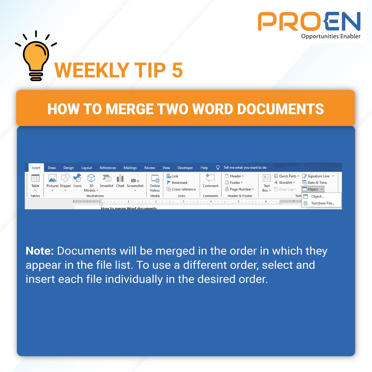Proen05540198's tweet image. 𝐖𝐞𝐞𝐤𝐥𝐲 𝐖𝐨𝐫𝐝 𝐃𝐨𝐜𝐮𝐦𝐞𝐧𝐭 𝐓𝐢𝐩: 𝐇𝐨𝐰 𝐭𝐨 𝐌𝐞𝐫𝐠𝐞 𝐓𝐰𝐨 𝐖𝐨𝐫𝐝 𝐃𝐨𝐜𝐮𝐦𝐞𝐧𝐭𝐬

In our weekly series of Word document tips, we&apos;re delighted to share a simple method for merging your Word documents. T

#WordTip #ContractDrafting #CollaborativeEditing