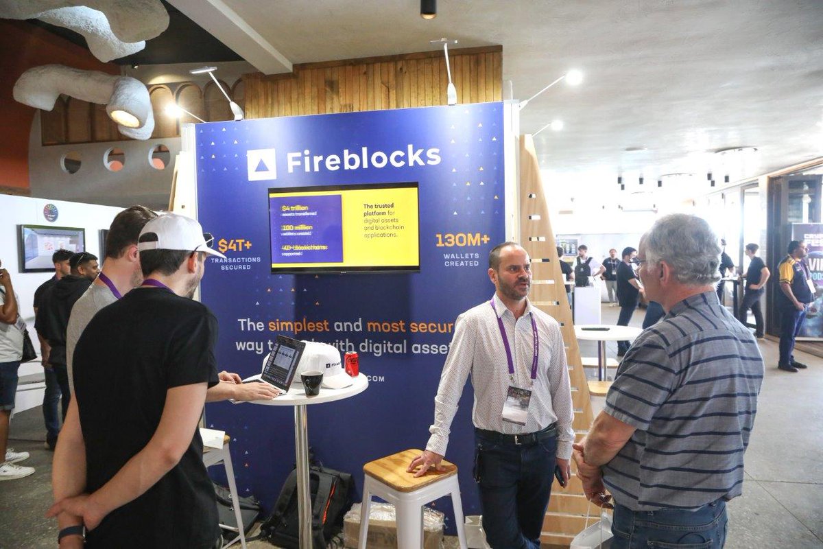 BitcoinEventsCo's tweet photo. 🚀✨@FireblocksHQ was one of the #CryptoFest2023 Premium Exhibitors!
🔑🔒Fireblocks is an enterprise-grade platform delivering a secure infrastructure for moving, storing, and issuing digital assets.
Fireblocks enables exchanges, custodians, banks, trading desks, and hedge funds to securely scale digital asset operations through patent-pending SGX & MPC technology.
Find out more about Fireblocks: https://t.co/vmVJQ9lA68
#cryptocustody #securewallet #cryptocoldstorage #CF2023 #bitcoincustody
