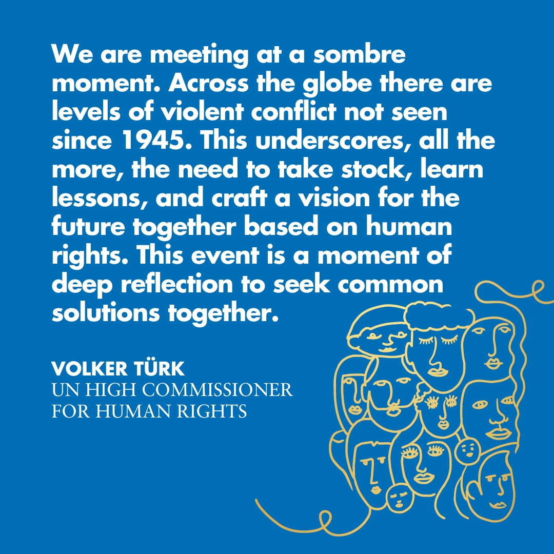 On 11-12 Dec, to mark 75th anniversary of the Universal Declaration of #HumanRights, representatives of Govt's, civil society &amp; youth are coming together to advance human rights commitments in the 🌎

Register to watch the high-level event live ➡️ ow.ly/JpTy50Qfojw
