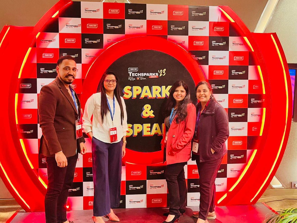 UprightHC's tweet image. What a fun night it was at #TECHSPARKS2023 in #DELHI! We met up with several bright minds from startups &amp;amp; enterprises &amp;amp; more. #UprightHC
