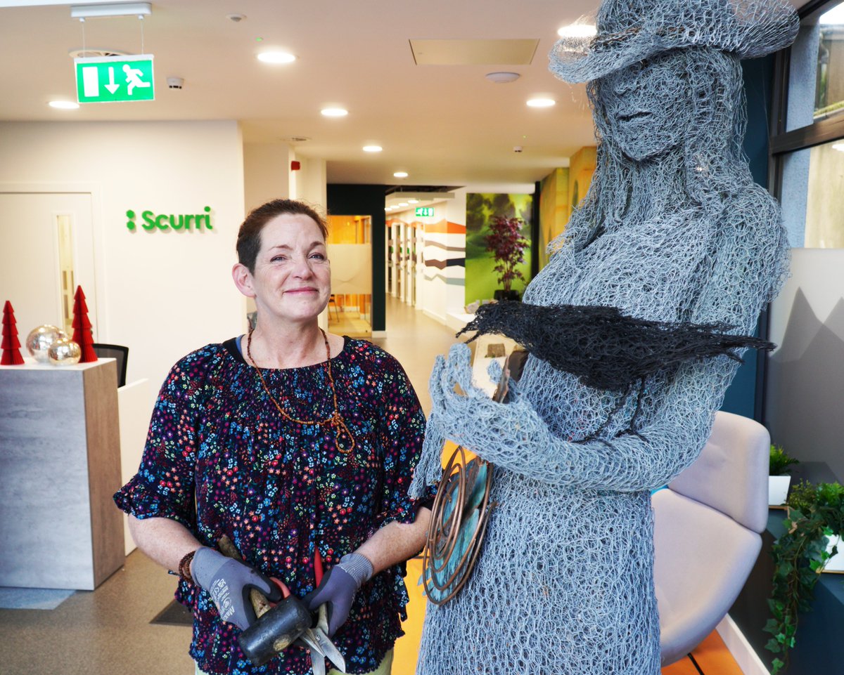 The first art piece to appear in our state of the art Wexford office as part of our 'Art in the Lobby' programme is 'Muse' from Wexford based artist Imogen Stafford. Read the full story here: independent.ie/regionals/wexf…