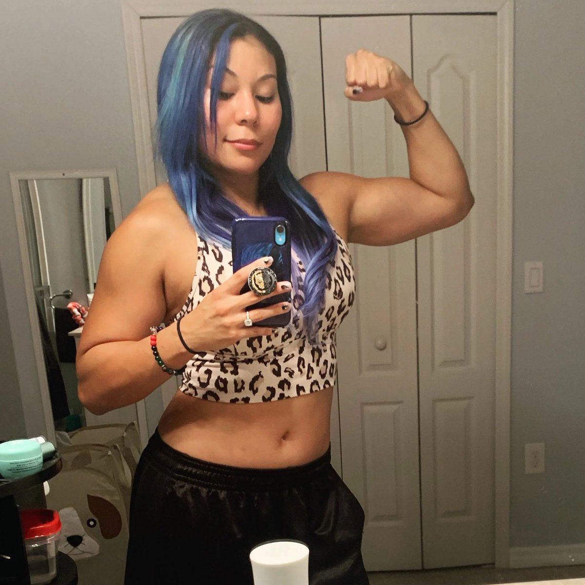 Could bench-press your man.