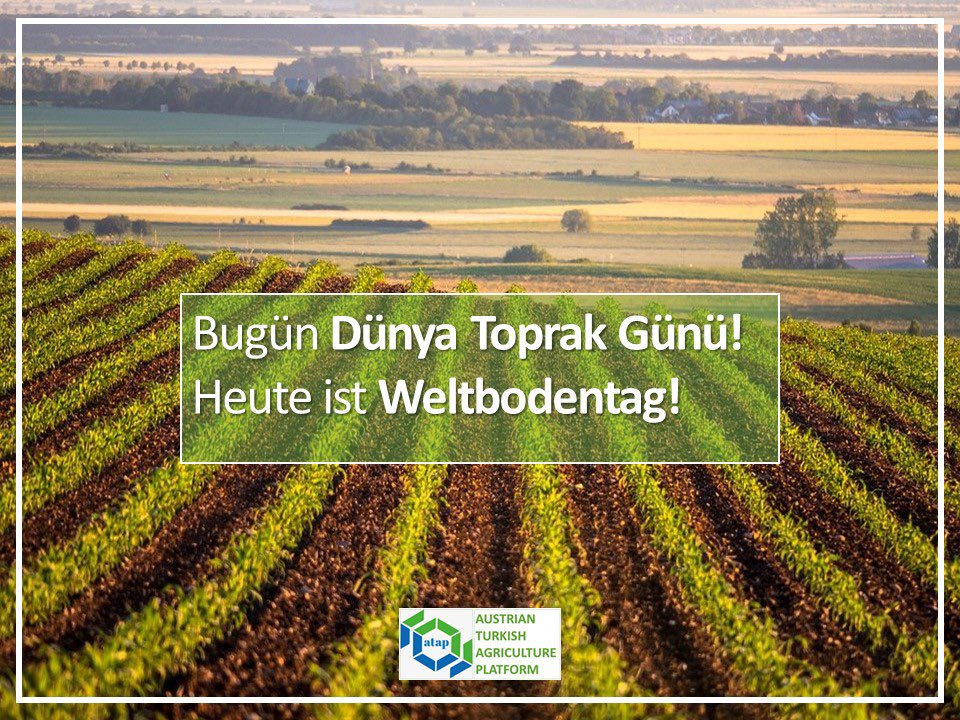 Bugün Dünya Toprak Günü! 🐛🌱🐿🍀🌾🌎
Heute ist Weltbodentag!
Happy World Soil Day! „Keep soil alive, protect soil biodiversity“ #WorldSoilDay #SoilBiodiversity