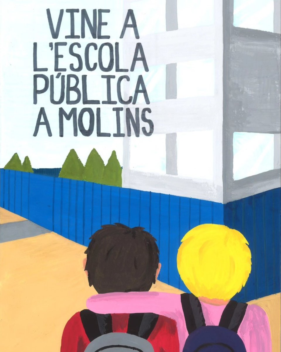 AGrogaMolins's tweet image. Torna el Concurs de Cartells "Vine a l'escola pública a Molins". Aquí els cartells guanyadors de les tres edicions anteriors. #escolapublica