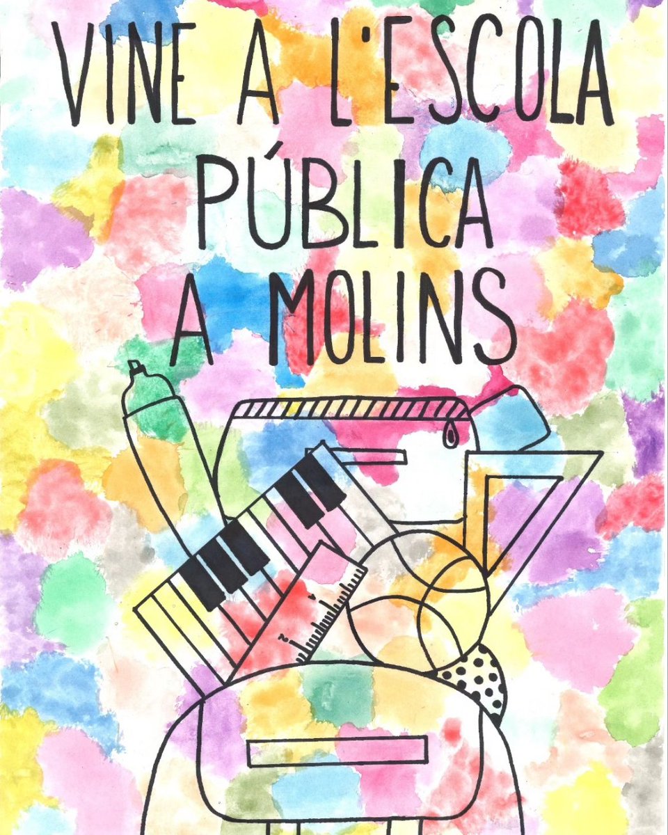 AGrogaMolins's tweet image. Torna el Concurs de Cartells "Vine a l'escola pública a Molins". Aquí els cartells guanyadors de les tres edicions anteriors. #escolapublica