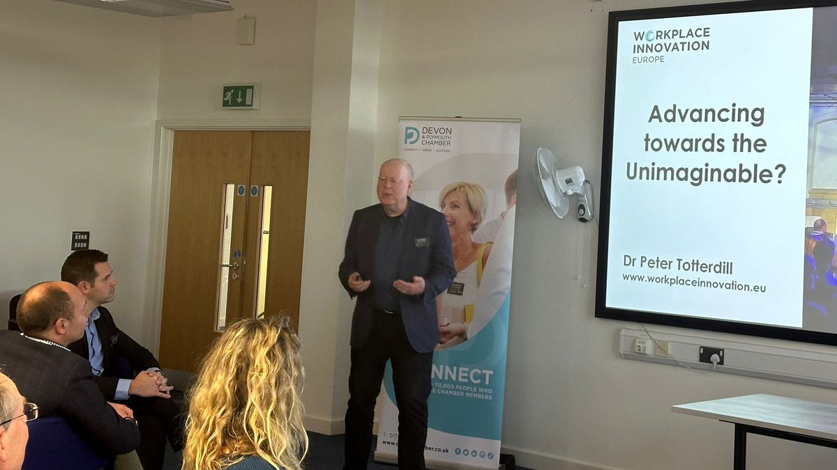 Next on #CountyConversations at @FSCExeter, we're hearing from Dr Peter Totterdill, Director at @WorkInnov, about advancing towards the unimaginable 🚀

@ptotterdill #connectgrowsucceed #peopleplanetpurpose