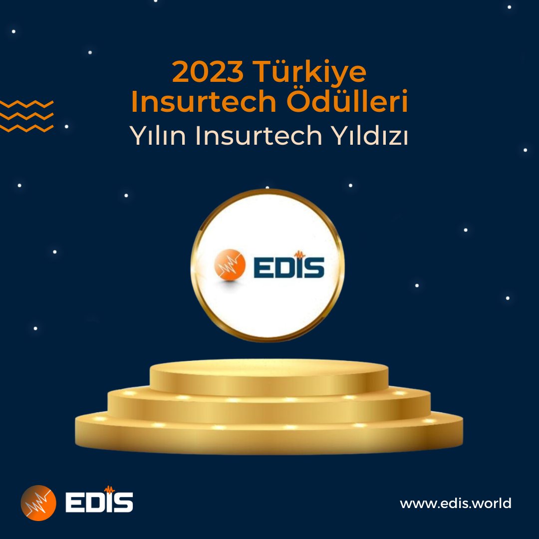 edis_turkiye's tweet photo. 🏆 Gururla Sunarız: Insurtech Hub Ödülleri'nde İki Ödül Kazandık! ✨
2023 Türkiye Insurtech Ödülleri'nde "Yılın Insurtech Yıldızı" ve "En Insurtech Scale Up" ödüllerini kazandık! Oy veren ve organizasyonda emeği geçen herkese teşekkürlerimizi sunuyoruz. ✨#InsurtechHub #Ödül https://t.co/W8oT3MwcQy