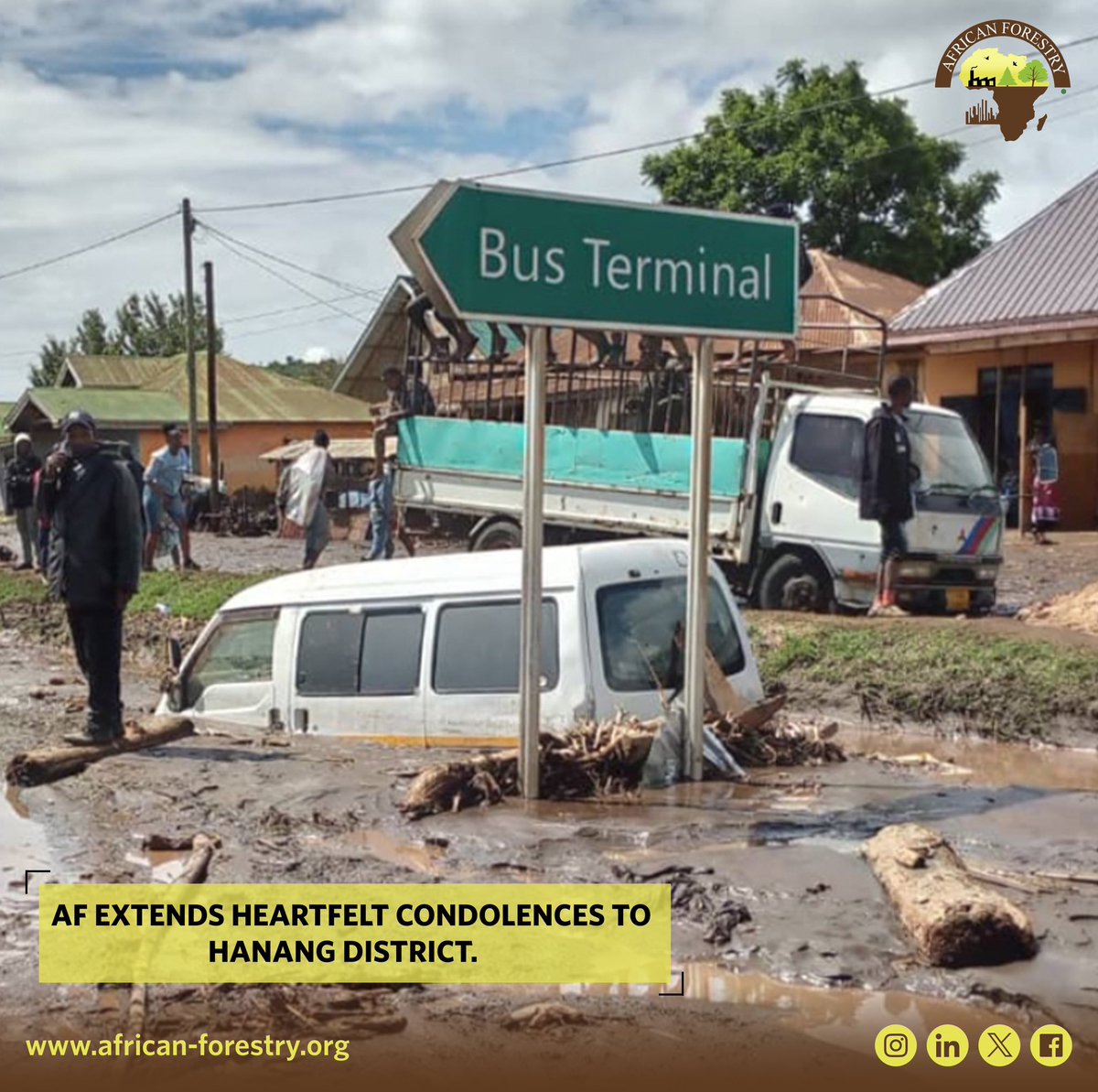 AfForestry's tweet photo. In heartfelt solidarity with the people of Hanang’ district during this difficult time.
🕊️Our deepest condolence to the bereaved families and may all departed souls rest in eternal peace # Hanang’Condolences 🌹 https://t.co/OXxIqMKpMT