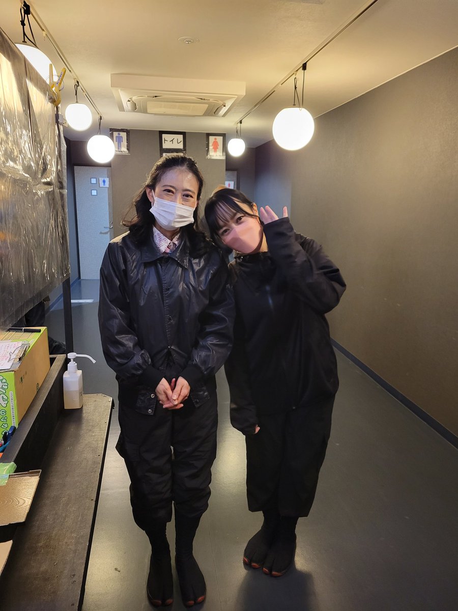 追伸！
今回、お菓子の差し入れをしたら写真を撮らせてくれた、何と人間味ある劇団員なんだ😭