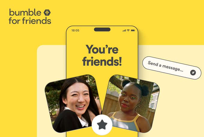 TheNectanMag's tweet photo. Bumble For Friends Makes Icebreaker Messaging a Breeze, Unleashing the Power of AI https://t.co/vlEudnr7bl