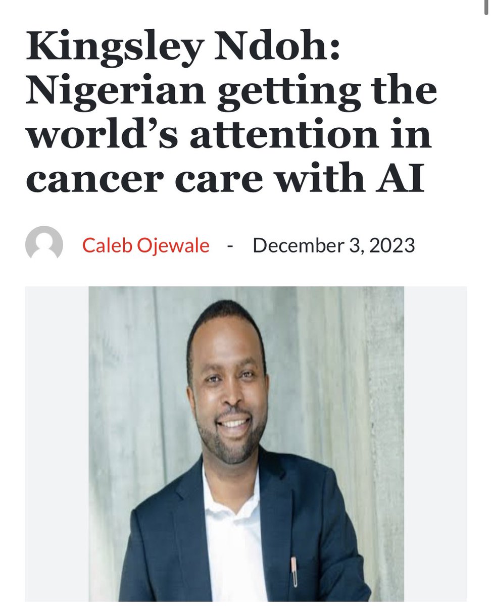 Kingsley envisions a future where the strides in healthcare AI will address current disparities.

By crafting solutions for underrepresented populations, like those in Africa and LATAM, <a href="/HuroneAI/">Hurone AI</a> emerges as a pioneering medtech company.

businessday.ng/news/article/k…

#portco #africa