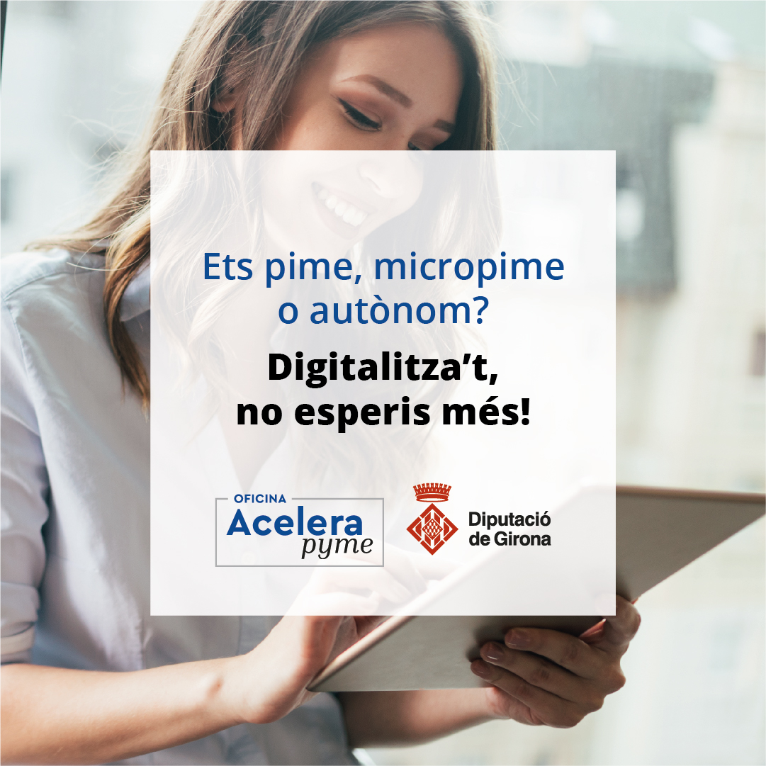 DiputacioGirona's tweet image. Teniu un negoci i voleu conèixer les eines digitals que poden facilitar-vos la feina❓

Us oferim un servei d&apos;assessorament gratuït que us pot encaixar😉

🙌 Contacteu amb les #OficinasAcelerapyme de la vostra comarca:
📲972184814
💻ddgi.cat/accelerapime/

#NextGenerationEU…