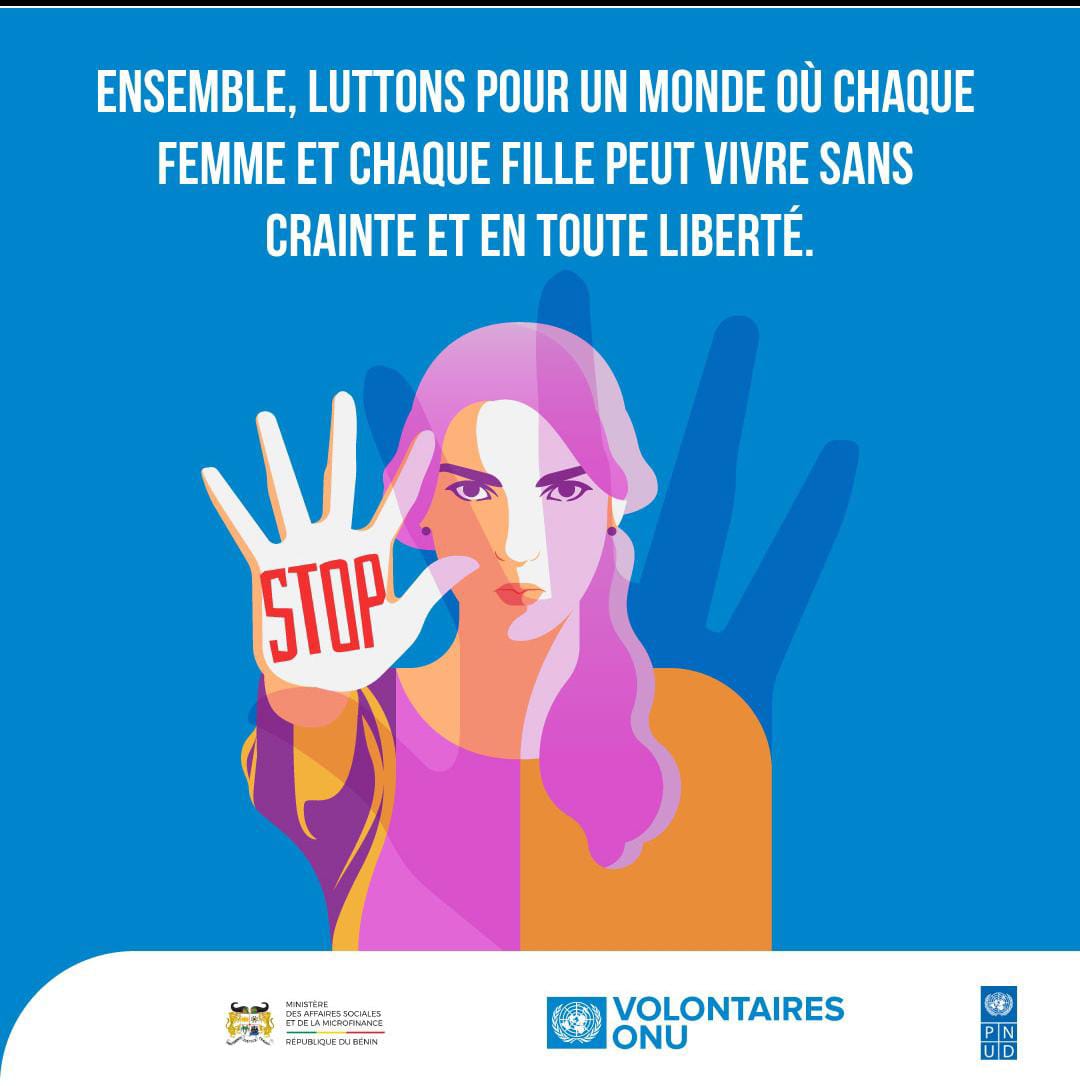 Au Bénin, les violences faites aux femmes et aux filles sont sévèrement punies par la loi. Ne craignons pas de saisir les autorités judiciaires, si nous sommes témoins ou victimes d’une quelconque violence.
#AmazonesEngagéescontrelesViolencesfaitesauxFemmesetauxFilles
#vnubenin