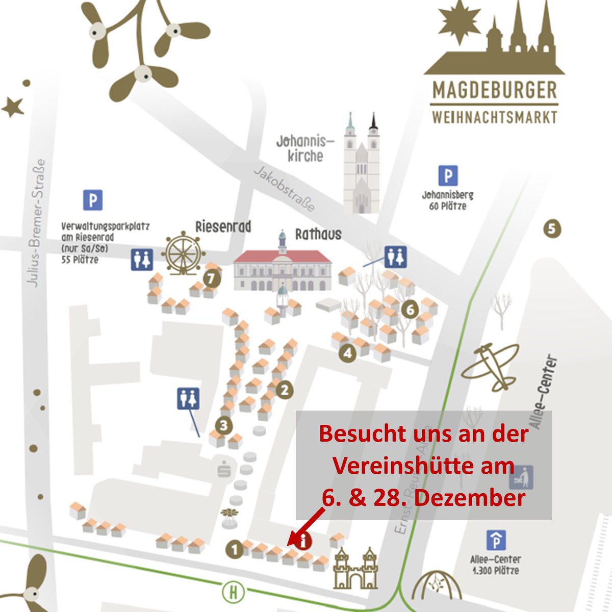 EdithaLions's tweet photo. Pünktlich zum Nikolaus verköstigen wir euch morgen von 11 bis 22 Uhr an der #Vereinshütte auf dem #Weihnachtsmarkt in #Magdeburg mit leckeren Getränken und Speisen. 😊🍷🍵🍪 https://t.co/JmeYRNcXYp