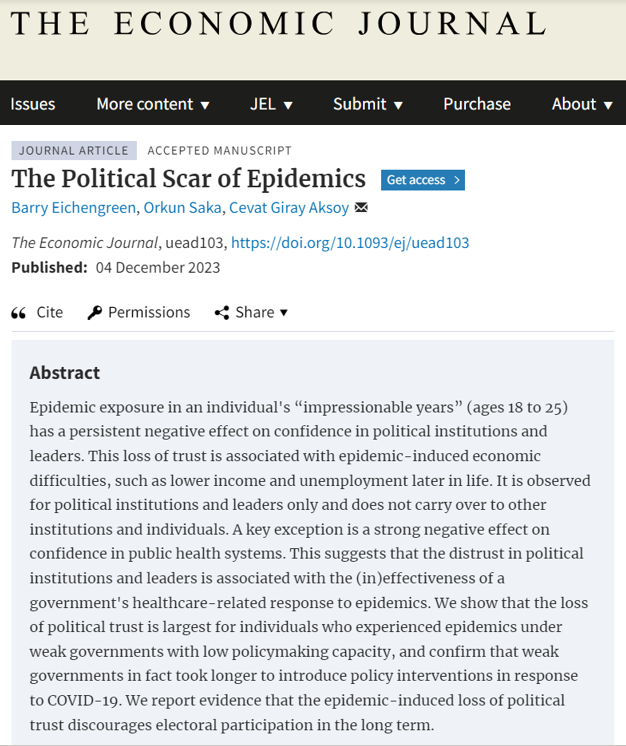 Excited to see our paper forthcoming in the Economic Journal <a href="/EJ_RES/">The Economic Journal</a>.  

Check it out here: academic.oup.com/ej/advance-art…