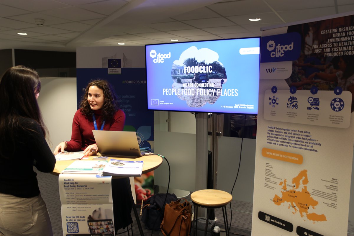#FoodCLIC team spreading the word <a href="/EUComission/">EU Comission</a> #food2030 about food systems transformation across 8 city-region living labs, including Berlin <a href="/AFP_HU/">Agricultural and Food Policy</a> <a href="/Ernaehrungsrat/">Ernährungsrat Berlin</a>