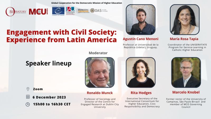 Don't miss tomorrow's webinar in collaboration with @MagnaChartaObs on Engagement with Civil Society: Experience from Latin America ! Register now: tinyurl.com/2jfyj3nb