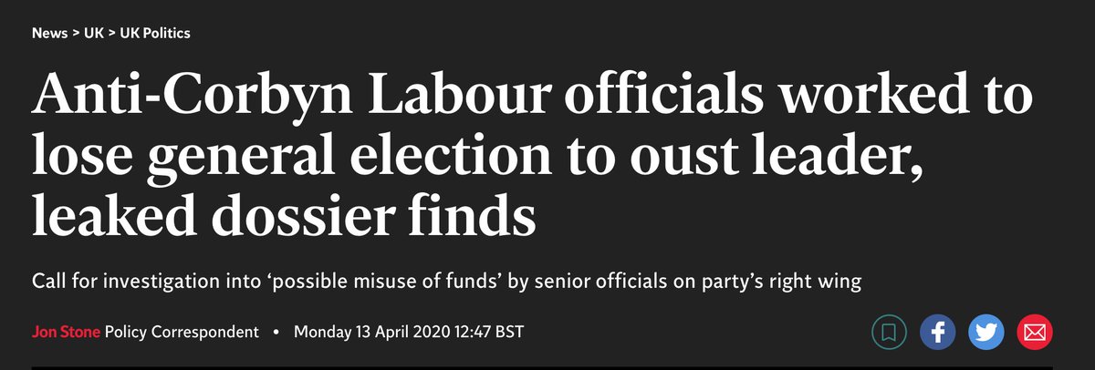 I've encountered two Starmerite geniuses lately who *did not know* (or claimed not to anyway) that their toxic faction threw 2017 for the Tories.
Did not know.
Let's make sure they all know, shall we?
2017: