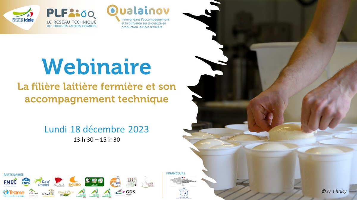 Qualité du lait et des produits laitiers_Idele tweet media