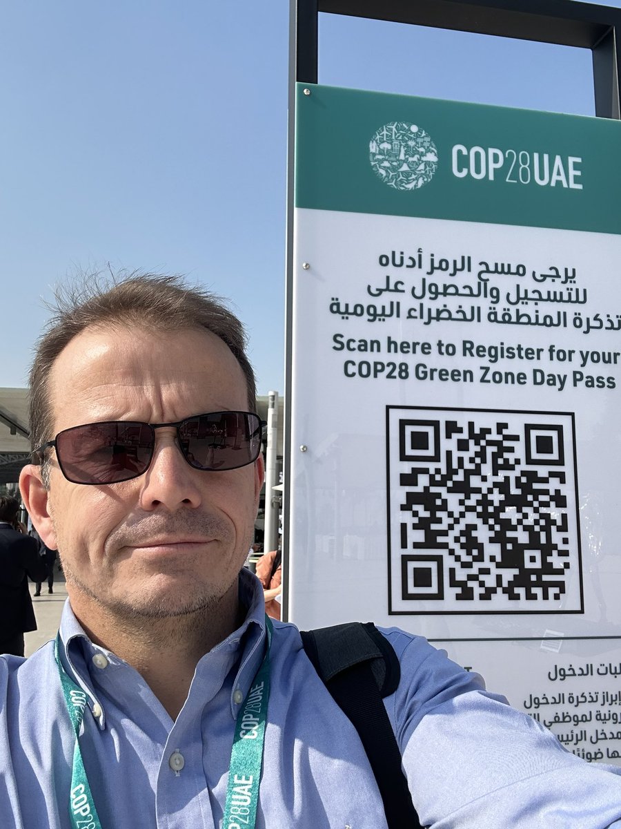 Arrived at COP28 Green Zone!