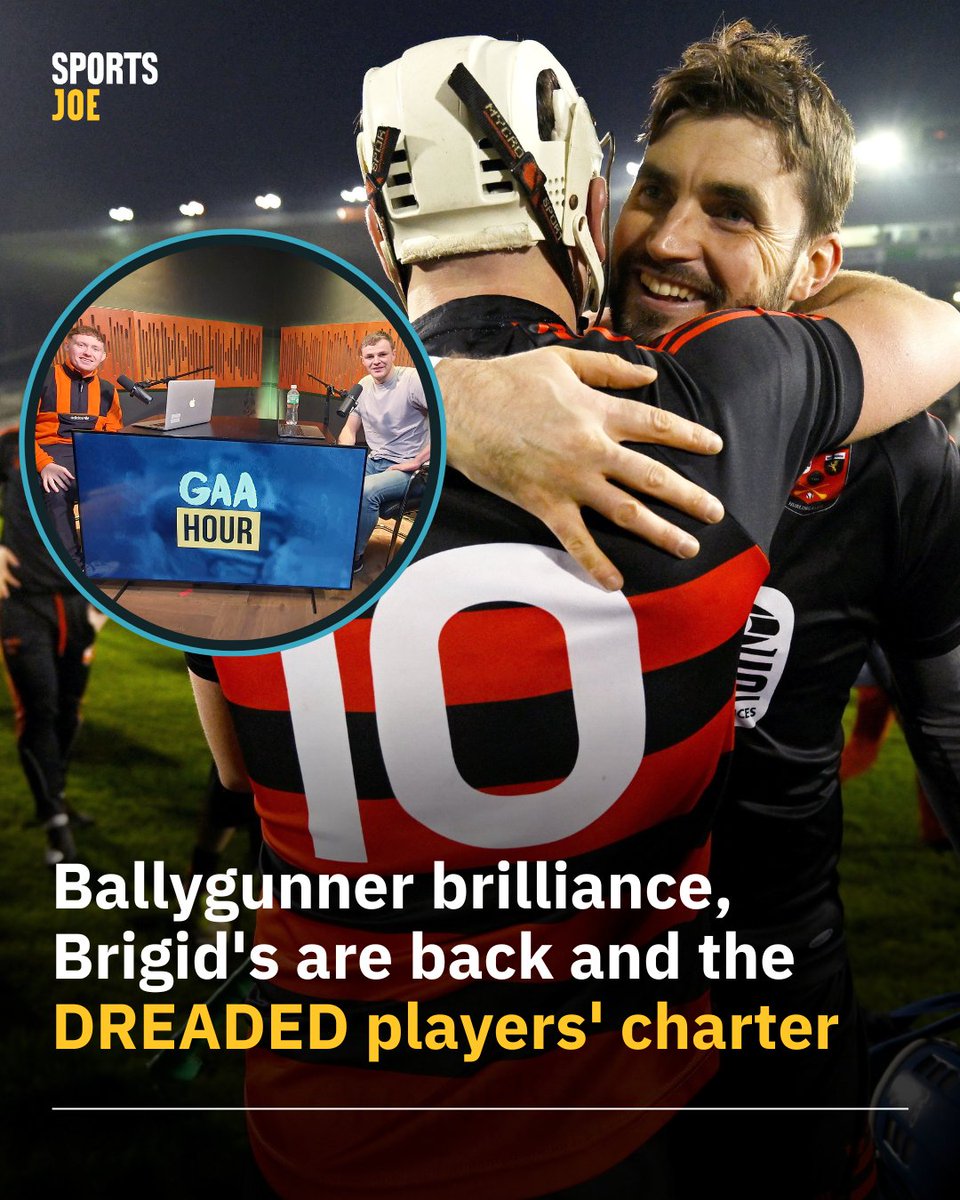 🎧 Tune into this week's GAA Hour 🫡

- Why Naas and Na Fianna will be 🔙
- Shane Walsh is flying again ✈️
- Why commitment in club GAA is not a bad thing