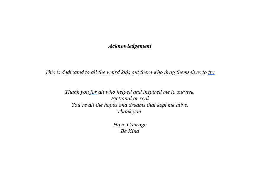 theoddfalsetto's tweet photo. I always cry when I read this.
#acknowledgement #thesis #masteral https://t.co/EHhXXdlcQG