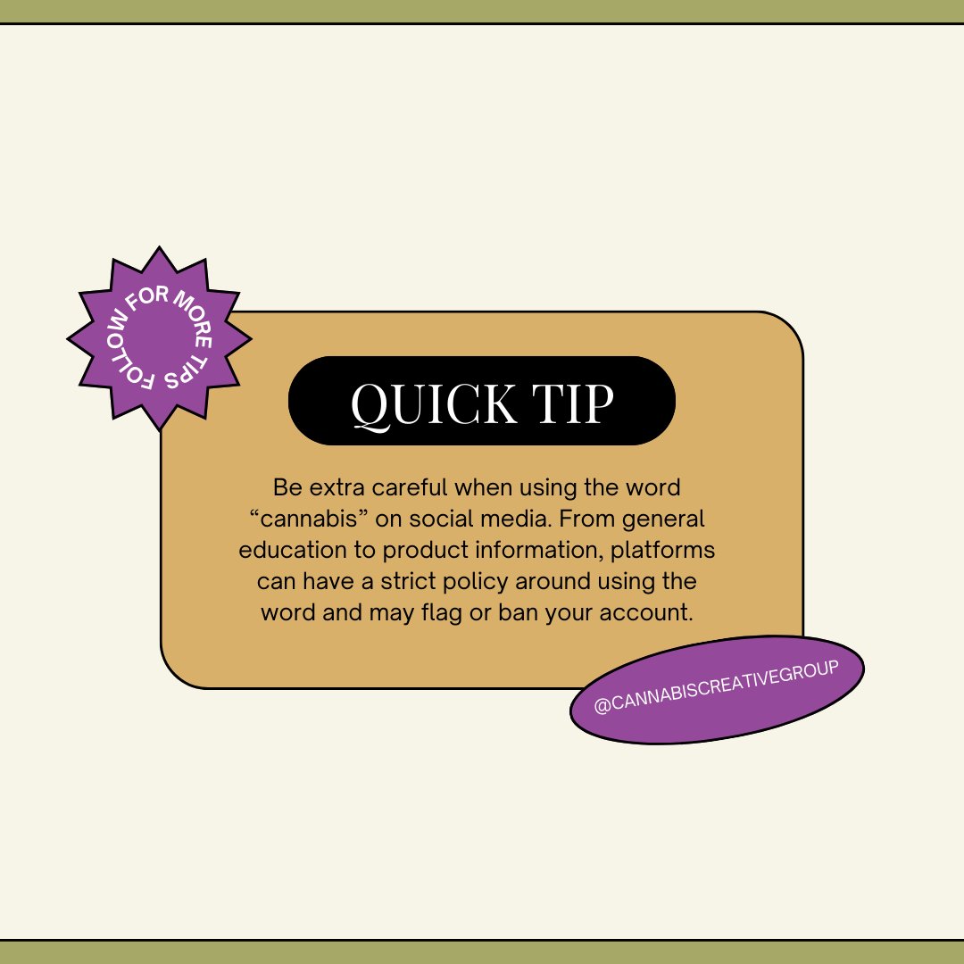 If you need help making sure your cannabis social media account is safe, connect with us and have our award-winning team take it off your plate. 

Get in touch with us about a social media project today: cannabiscreative.com/contact/