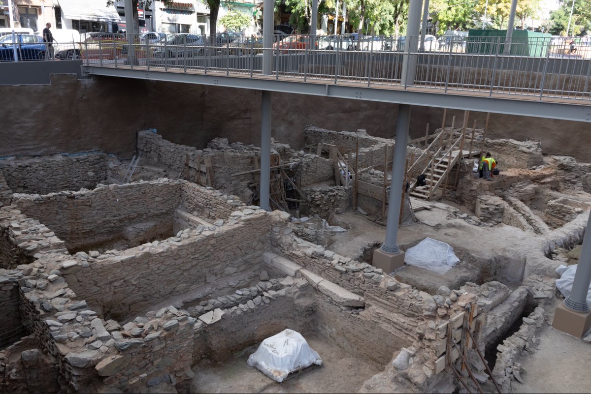 It’s #traveltuesday in #thessaloniki. The metro isn’t finished because they discovered Byzantine ruins They’re preserving them so riders can see them.

#visitthessaloniki #thessaloniki_city #urbancentersgr #visitgreece #discovergreece #travelwritersuniversity #ifwtwa1 @ifwtwa1