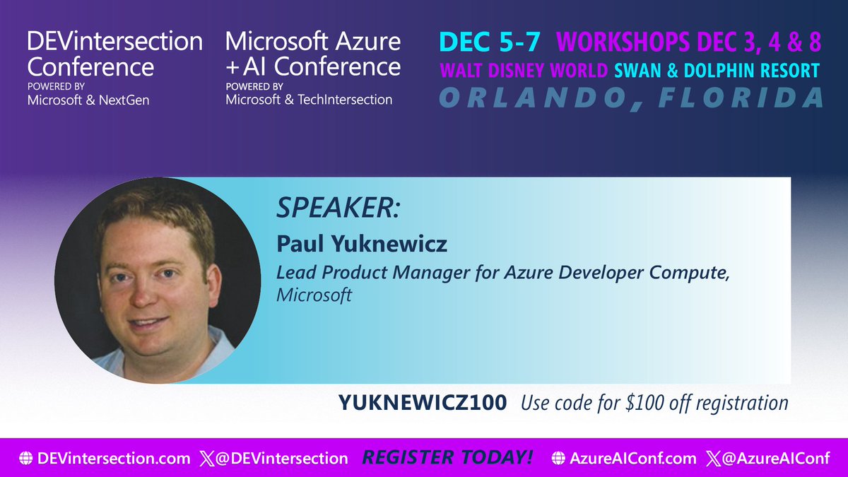 paulyuki99's tweet image. I&apos;m putting the finishing touches to today&apos;s show with @AzureFunctions *extreme scale and then @daprdev *invincibility. See you folks today in Orlando at #Devintersection23 &amp;amp; #azureaiconf23 @MSDev @dotnet!