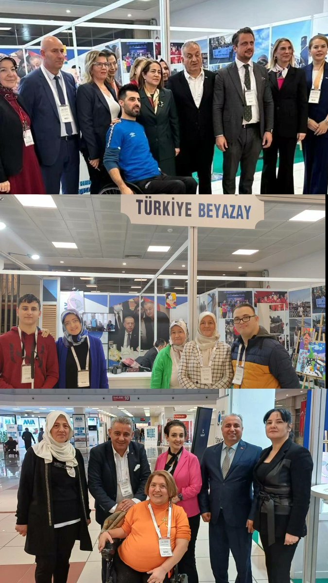 TurkiyeBeyazay's tweet photo. Engelsiz Yaşam Fuarındaki stantımız hiç boş kalmadı. 4 gün boyunca misafirlerini ağırladı . Pek çok ildeki Beyazay şube baskanimiz da bizimle birlikteydi. Ayaklarınıza sağlık. Birlikte güzeliz 🌸
#Eyaf #İstanbul #Beyazay https://t.co/uxskTzR0L8