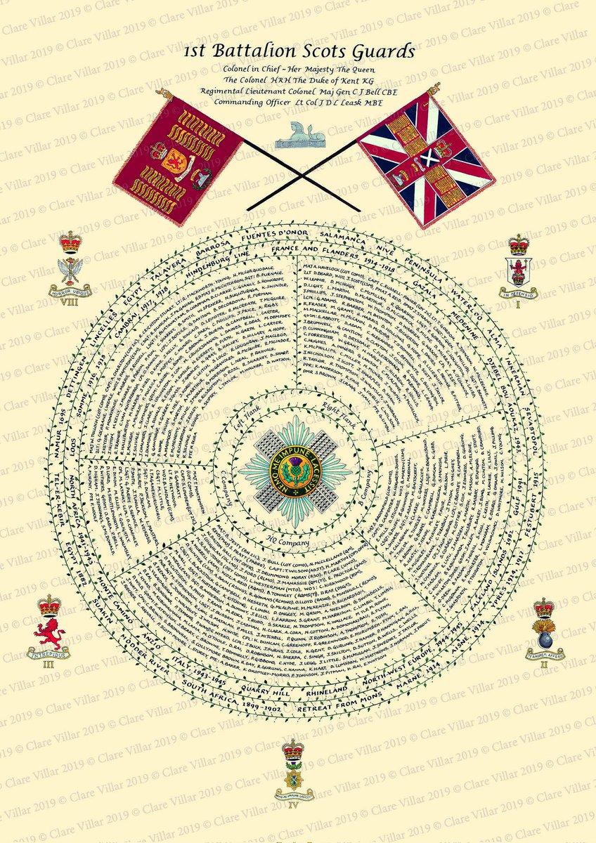 @AlastairBruce_ @6SCOTS @The_SCOTS @COM_ARRC Many congratulations on your appointment. If I can ever be of service to with regards to my unique military artwork I'd be hugely honoured. My artwork depicts all the current serving soldiers names handwritten in calligraphy. My website is claredoneganmilitaryart.co.uk