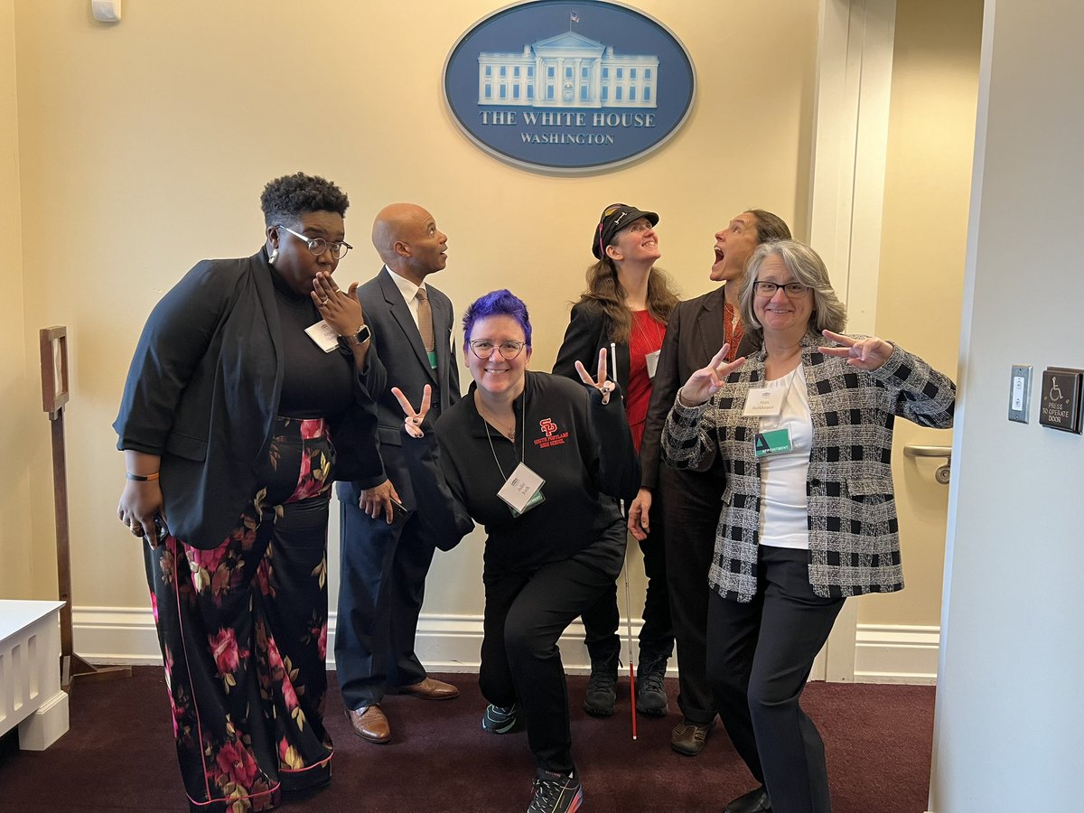 #CSTA landed at the #WhiteHouse for #CSEdweek and we are excited to learn and speak about teaching inclusive AI in computer science! @MrsYorkME @cstamaine