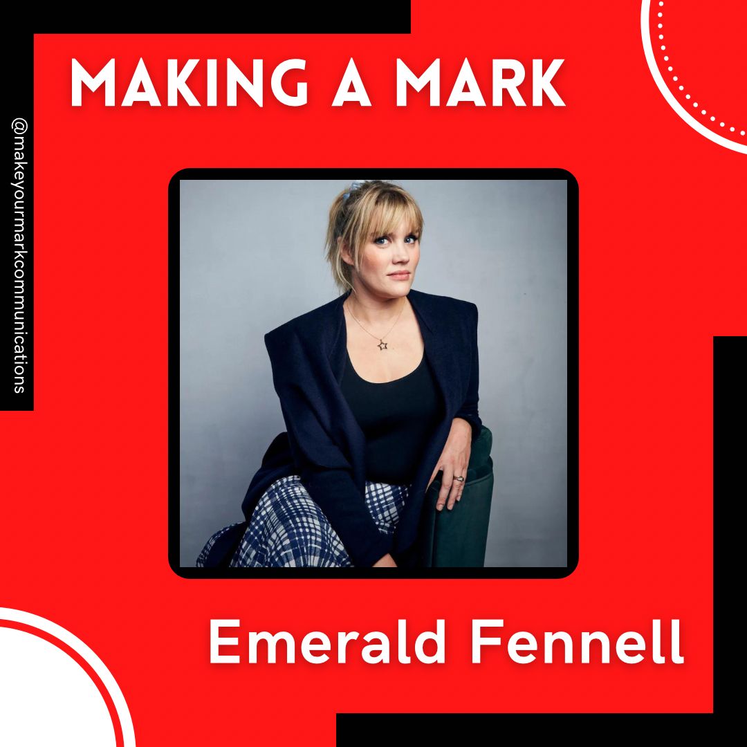 Our Making a Mark this week is Emerald Fennell. Her directorial debut came in 2020 with the hit film “Promising Young Woman.” Fennell recently acted in the hit film “Barbie” and directed her second film “Saltburn.” #makingamark #emeraldfennell #promisingyoungwoman #saltburn