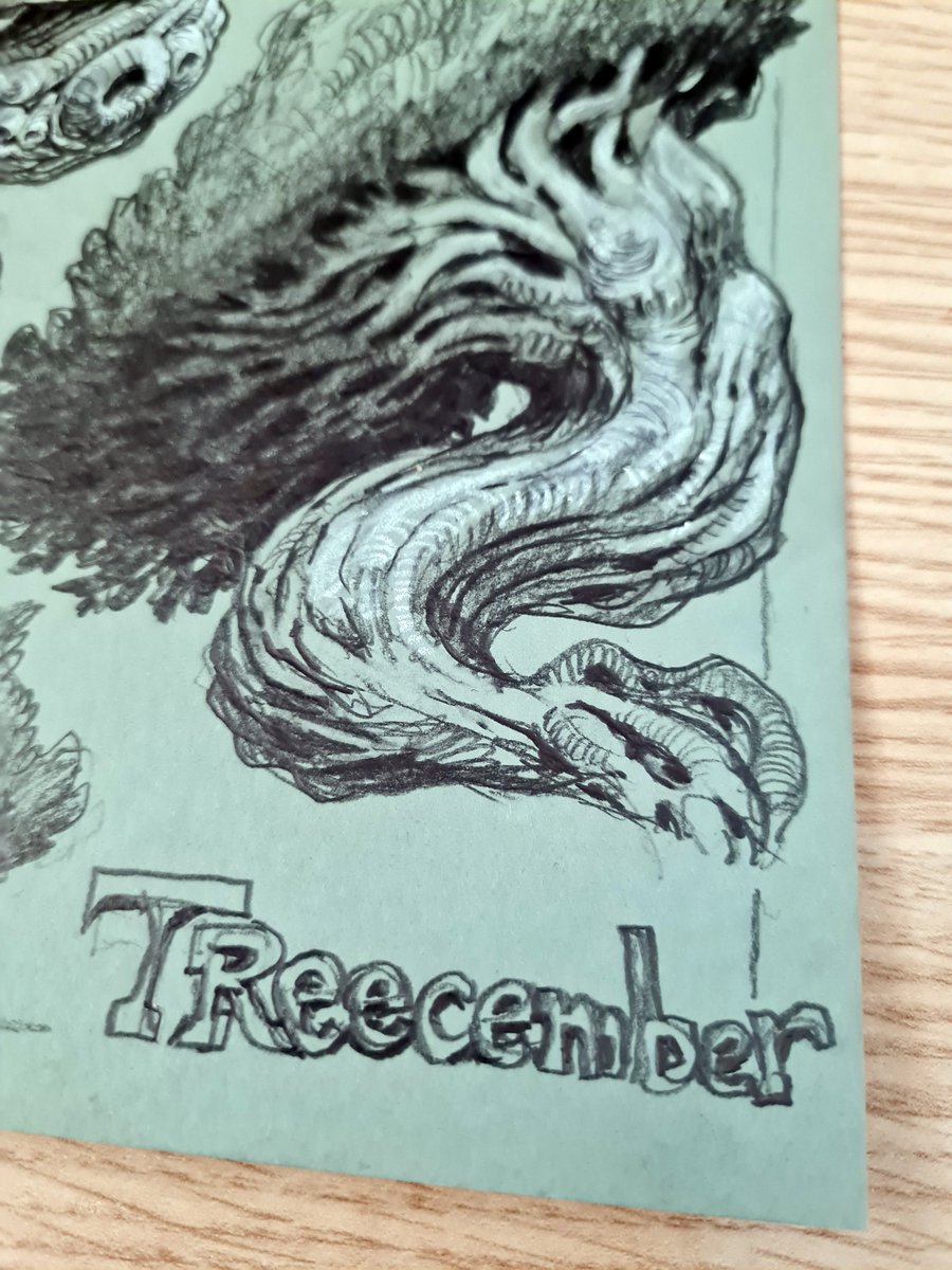 NicolasWeis's tweet photo. #Treecember
Trying new-ish things on colored paper, more graphite than usual and a little bit of greasy white pencil.
Onto the next drawing !
#treecember #pencil #colored #paper #traditional #trees #drawing https://t.co/RRt6RVHmEK