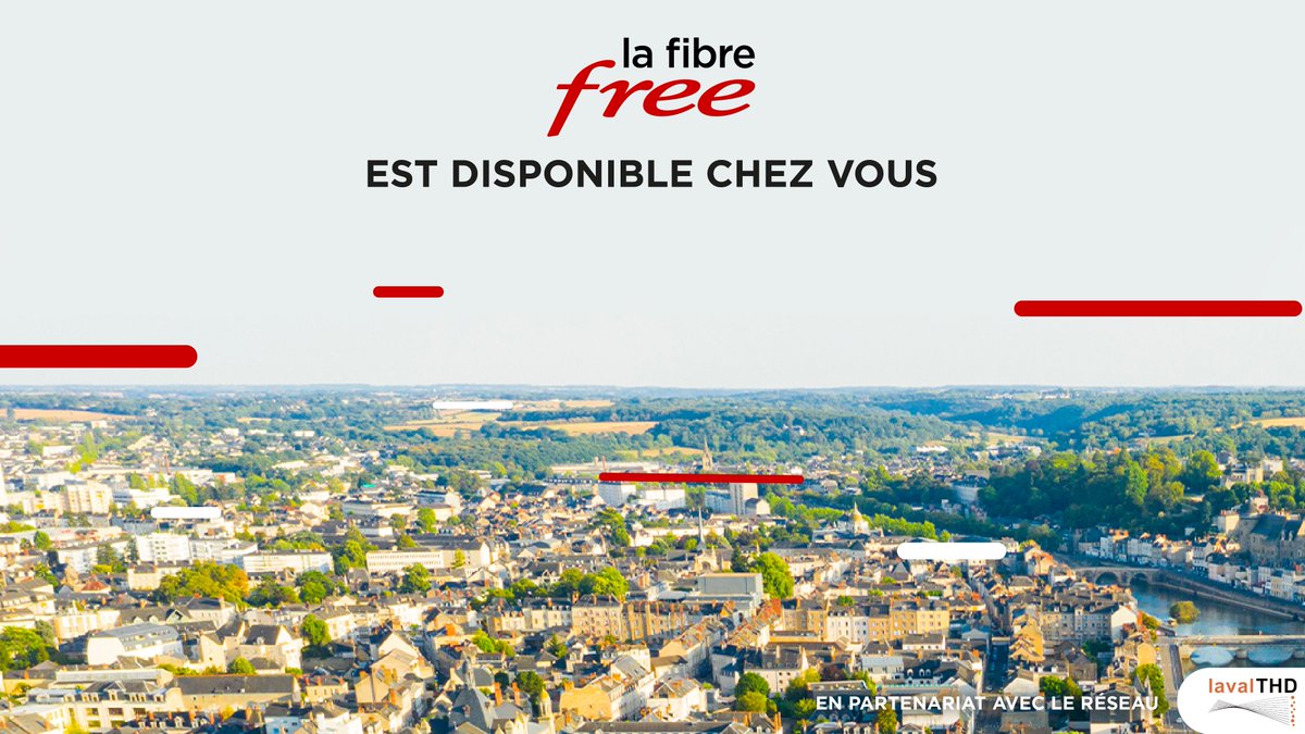 La Fibre Free est disponible sur le réseau #LavalTHD et arrive sur les communes de :
📍LOUVIGNE
📍MONTIGNE-LE-BRILLANT
📍NUILLE-SUR-VICOIN
📍SAINT-BERTHEVIN
📍SOULGE-SUR-OUETTE
<a href="/lamayenne/">La Mayenne, le Département</a> <a href="/LavalAgglo/">LavalAgglo</a> <a href="/Prefet53/">Préfète de la Mayenne</a>
<a href="/bleumayenne/">Martin Cotta</a> <a href="/CDLM53/">Le Courrier de la Mayenne</a> #FTTH #Fibre #THD #Free #Laval #Mayenne