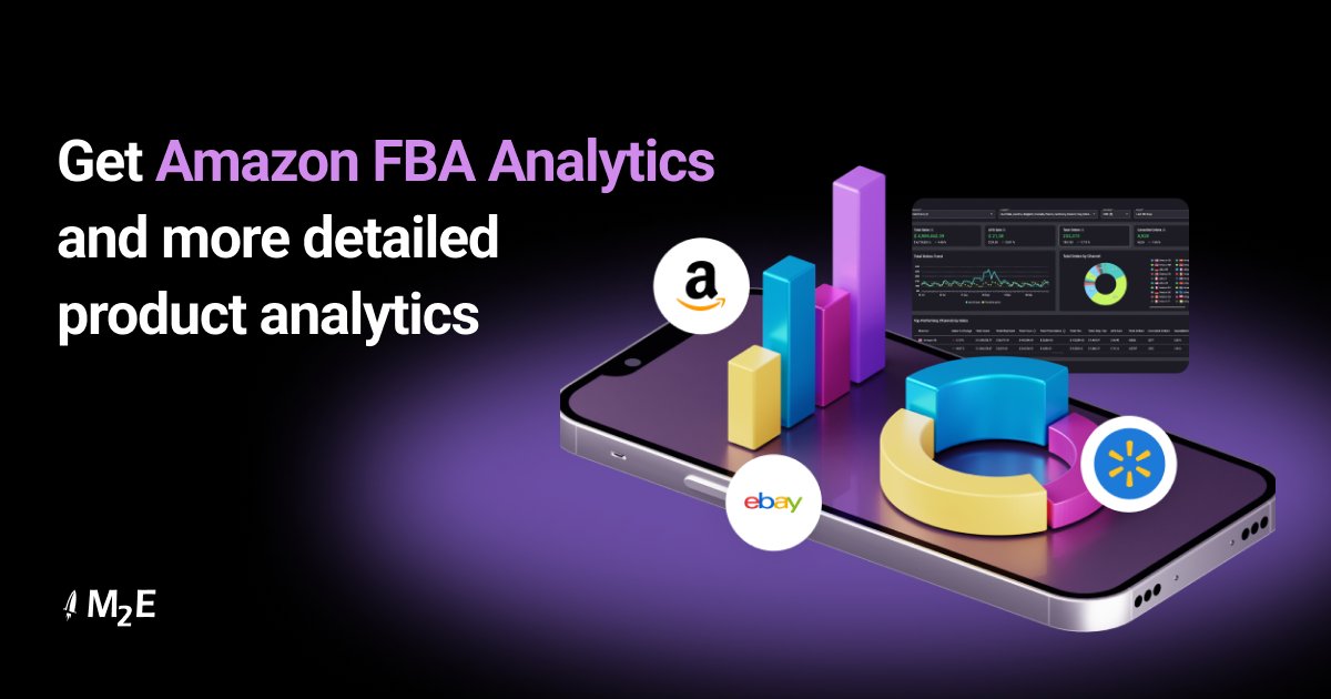 m2epro's tweet photo. Thrilled to announce M2E Analytics updates
that help you rev up your business growth🤩

1️⃣Separate Amazon FBA &amp; FBM sales analytics.
2️⃣Deeper insights on unsold/refunded items across eBay, Amazon, &amp; Walmart.
3️⃣ Detailed product analytics. 

👉Explore here https://t.co/OUM2r6WQ04 https://t.co/CZxXULpvSY