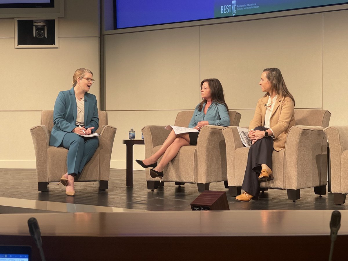 Teachers are high-skilled professionals! The #NCEdLab2023 moves to a panel discussion sharing best practices for compensating high-skilled professionals. #NCEd #ASmartInvestment #TeacherPayReport
