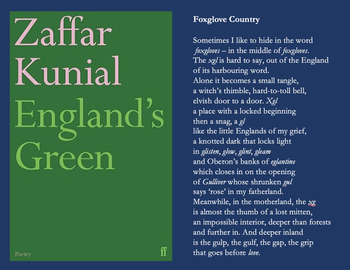 CONGRATULATIONS to Zaffar Kunial on winning the Ledbury Hellens Poetry Award for Second Collections. #ledbury #ledburypoetrytown @ZaffarKunial @FaberBooks @Garden_Festival @ace_midlands @ZaffarKunial