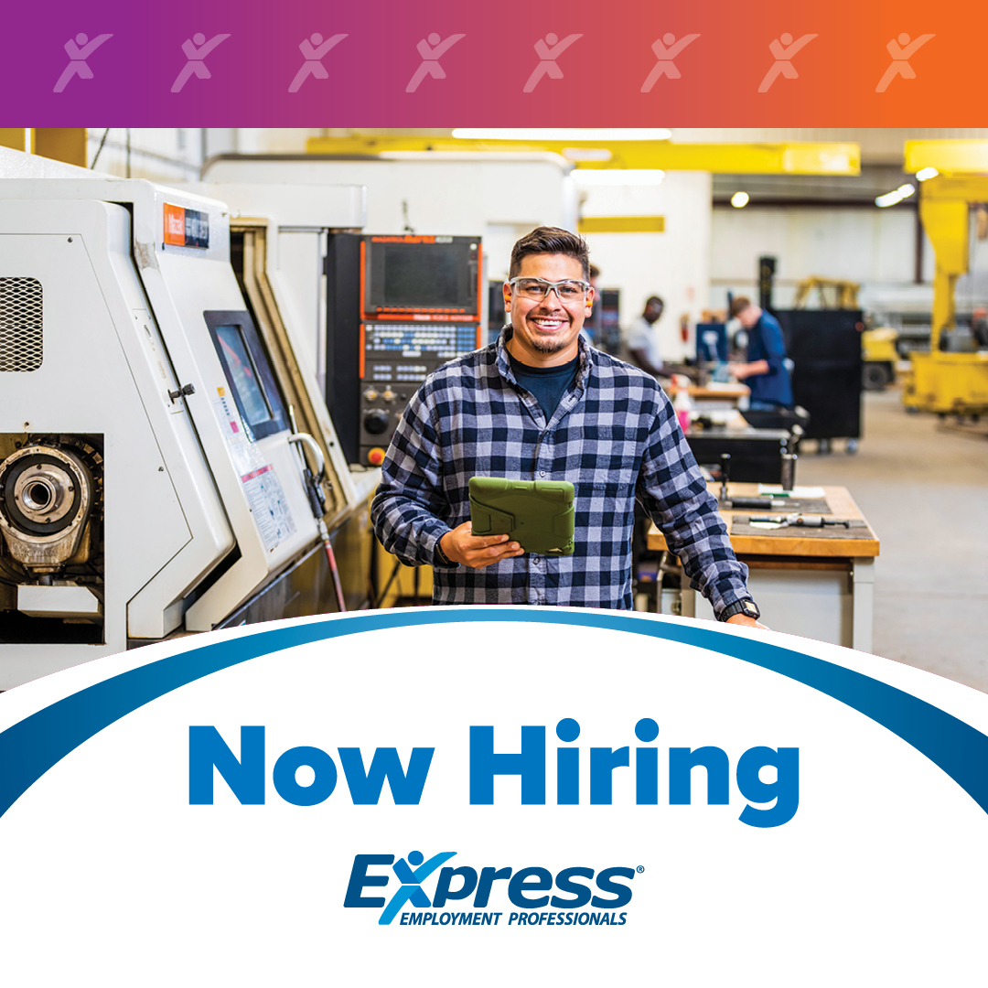A machining manufacturer is looking for a Machine Builder in Norton Shores, Michigan! The ideal candidate will have electrical knowledge and assembly experience, and experience with hydraulics preferred.

Apply online at jobs.expresspros.com/job/14211225