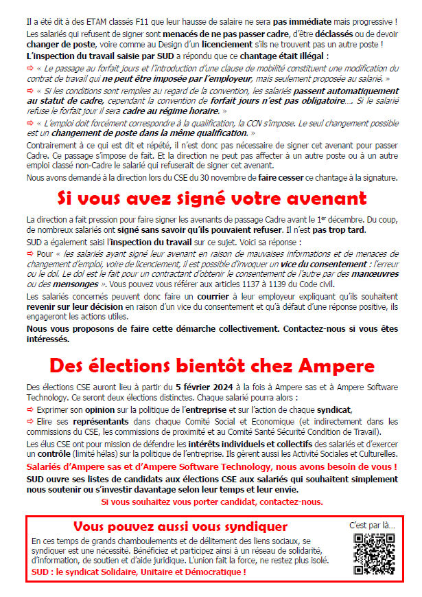 SudRenault's tweet photo. Tract #SUD #TechnocentreRenault du 5 décembre 2023 https://t.co/csGbdqQKUD https://t.co/BQaq36swwb