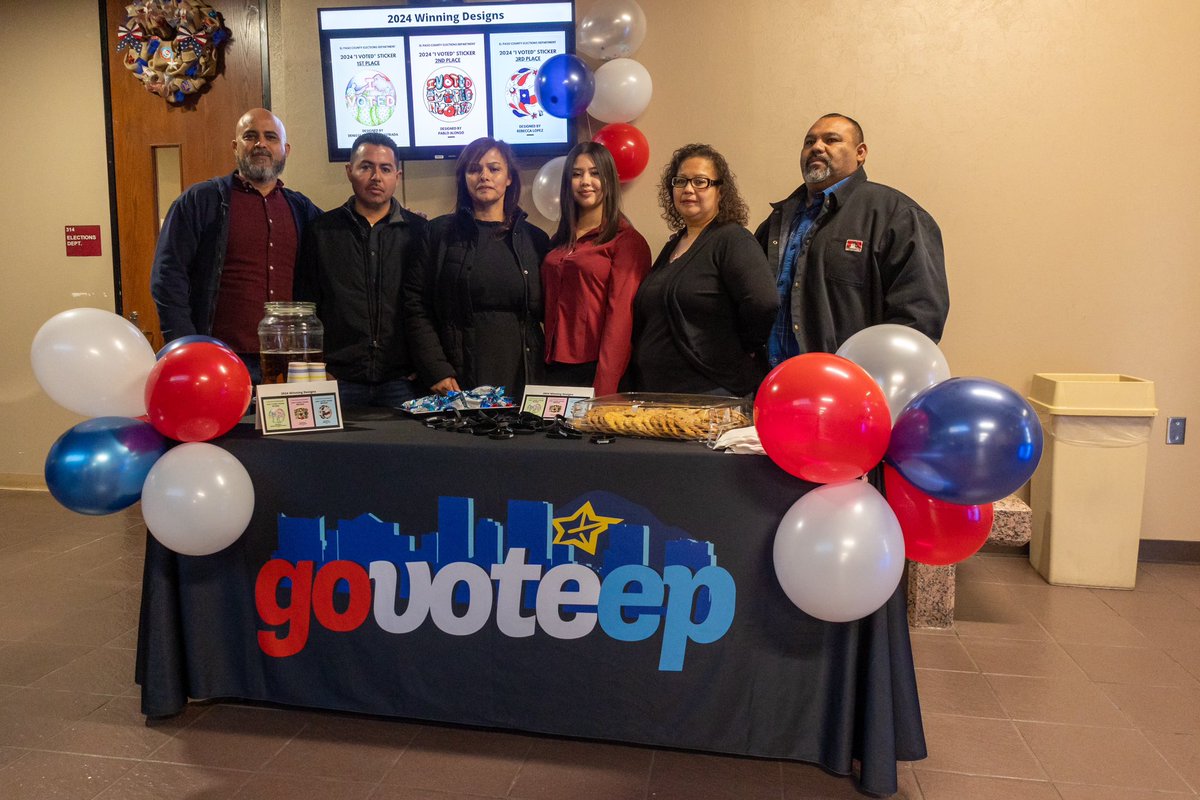 Fabens Independent School District (@fabensisd) on Twitter photo Junior Denisse Villalobos’s first—place design took center stage!
The three “I Voted” winners were recognized by the county commissioners on Monday, 12/4.
Thank you, <a href="/ElPasoCounty/">El Paso County</a> , <a href="/ElectIliana/">Iliana Holguin</a> and <a href="/RepEscobar/">Rep. Veronica Escobar</a> for all your support.
#SmallTownTough Junior Denisse Villalobos’s first—place design took center stage!
The three “I Voted” winners were recognized by the county commissioners on Monday, 12/4.
Thank you, <a href="/ElPasoCounty/">El Paso County</a> , <a href="/ElectIliana/">Iliana Holguin</a> and <a href="/RepEscobar/">Rep. Veronica Escobar</a> for all your support.
#SmallTownTough